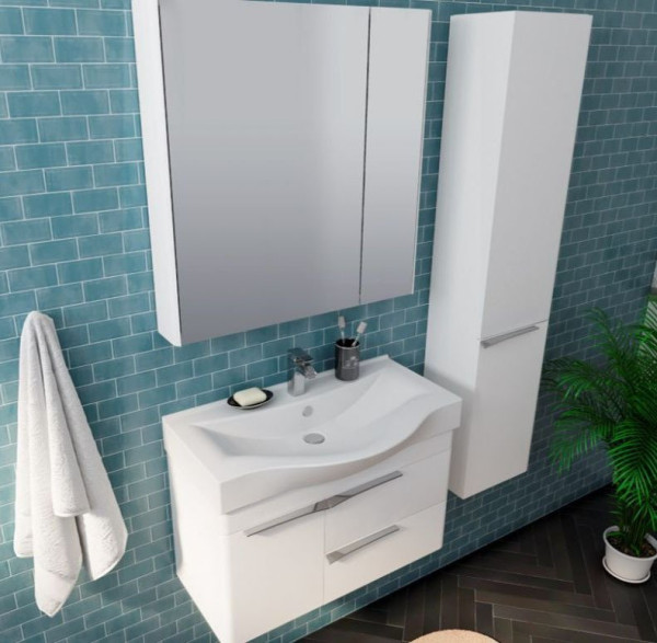 1A237102BV010 Зеркальный шкаф Беверли 80. Фото 3