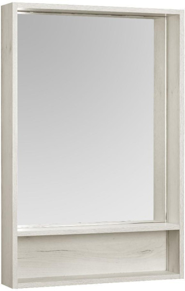 1A237602FA860 Зеркало-Шкаф Флай 60 Дуб Крафт бел. Фото 1