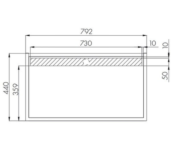 1A2424K2LTDU0 Набор: 1A242401LTDU0 Тумба Лофт Фабрик 80 Дуб Эндгрейн/1WH501709 Раковина Одри Soft (квадрат)/1A243003LTDU0 Столешница Дуб Эндгрейн. Фото 2