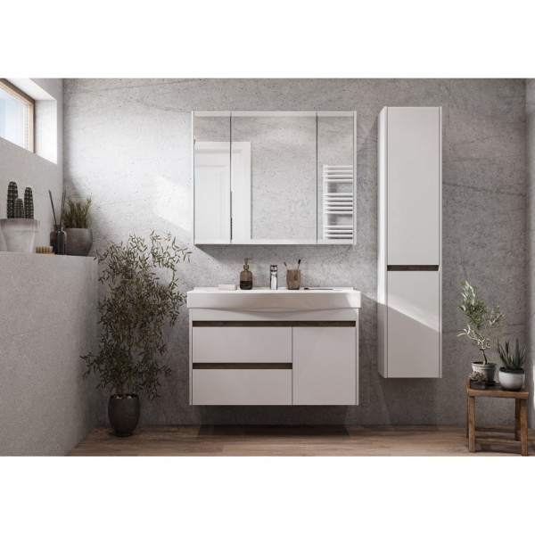 1A2490K0NT010 Набор: 1A249001NT010 Тумба-умывальник Нортон 100/ 1WH302502 раковина Беверли 100. Фото 11