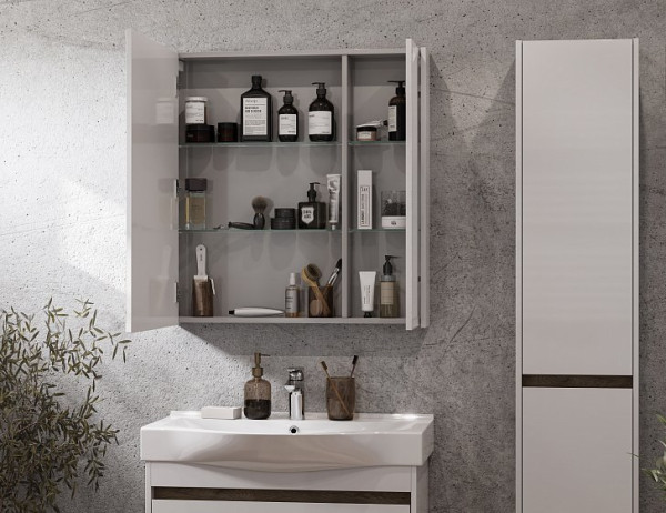 1A249202NT010 Зеркальный шкаф Нортон 80. Фото 5