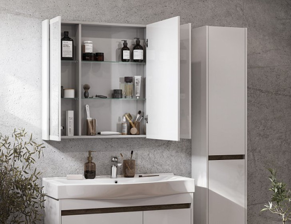 1A249302NT010 Зеркальный шкаф Нортон 100. Фото 5