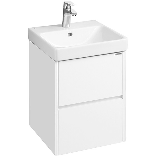 1A2516K0SD010 Набор: 1A251601SD010 Тумба-умывальник Сканди 45 Белый/1WH501630 Раковина Адриана 45. Фото 1