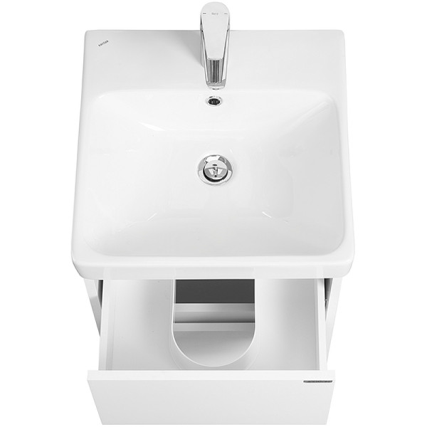 1A2516K0SD010 Набор: 1A251601SD010 Тумба-умывальник Сканди 45 Белый/1WH501630 Раковина Адриана 45. Фото 4