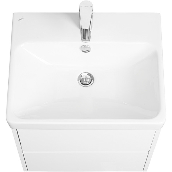 1A2517K0SD010 Набор: 1A251701SD010 Тумба-умывальник Сканди 55 Белый/1WH501620 Раковина Адриана 55. Фото 2