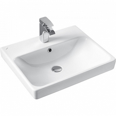 1A2517K0SDZ90 Набор: 1A251701SDZ90 Тумба-умывальник Сканди 55 Бел/Дуб Рустикальный/ 1WH501620 Раковина Адриана 55. Фото 3