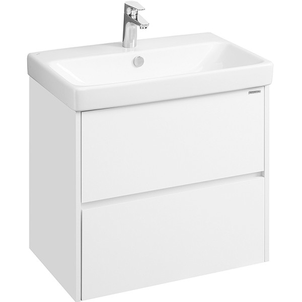 1A2518K0SD010 Набор: 1A251801SD010 Тумба-умывальник Сканди 70 Белый/1WH501628 Раковина Адриана 70. Фото 1