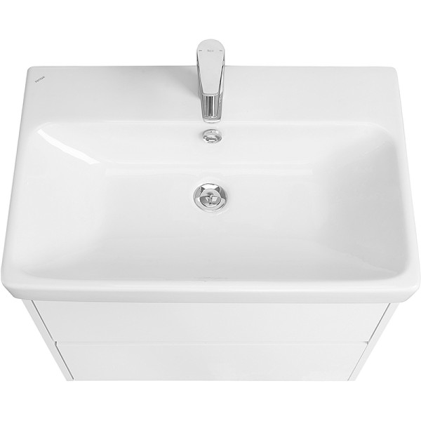 1A2518K0SD010 Набор: 1A251801SD010 Тумба-умывальник Сканди 70 Белый/1WH501628 Раковина Адриана 70. Фото 3