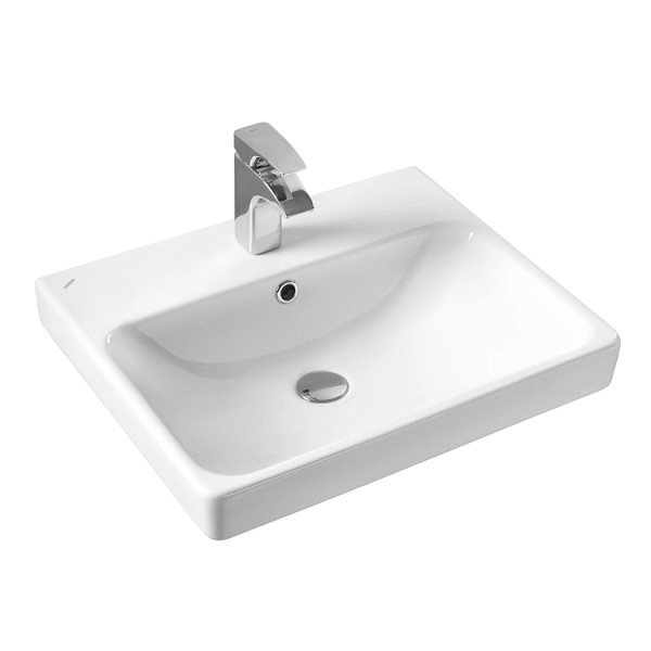 1A2542K0OL010 Набор: 1A254201OL010 Тумба-умывальник Оливия 55 Белый матовый/1WH501620 Умывальник Адриана 55. Фото 2