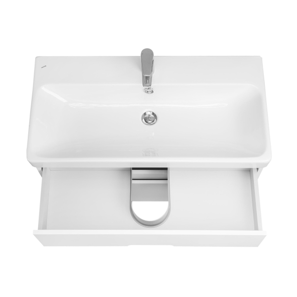 1A2544K0OL010 Набор: 1A254401OL010 Тумба-умывальник Оливия 90 Белый матовый/ 1WH501629 Раковина Адриана 90. Фото 5