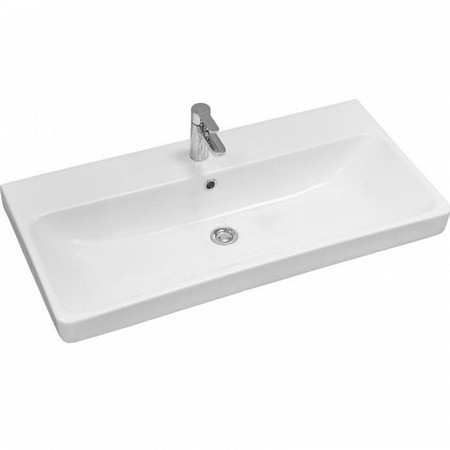 1A2544K0OLUG0 Набор: 1A254401OLUG0 Тумба-умывальник Оливия 90 Дуб Ойстер/ 1WH501629 Раковина Адриана 90. Фото 4