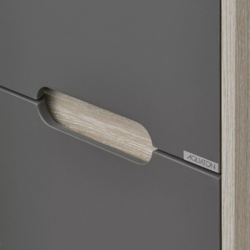 1A254603OLUG0 Шкаф-колонна Оливия Грей/Дуб Ойстер. Фото 4