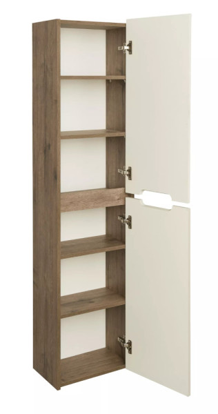 1A254603OLVG0 Шкаф-колонна Оливия Бежевый/Дуб веллингтон. Фото 4