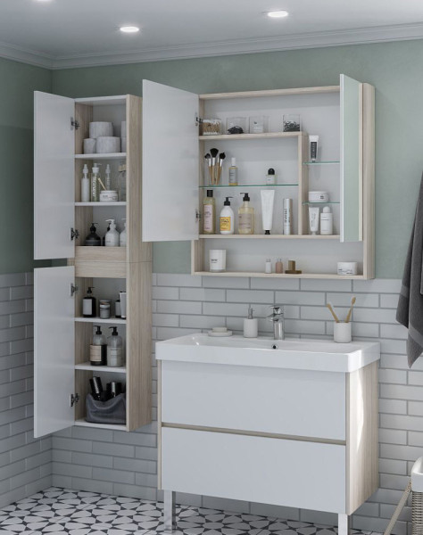 1A255003SDB20 Модуль подвесной Сканди Белый/Дуб Верона. Фото 3