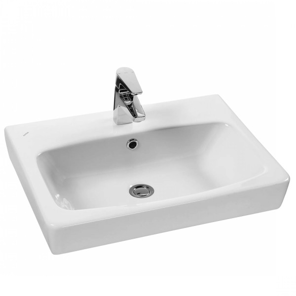 1A2574K0AHB20 Набор: 1A257401AHB20 Тумба-умывальник Кантри 60 Бел/Дуб Верона/ 1WH302186 Раковина НЕО-60. Фото 5