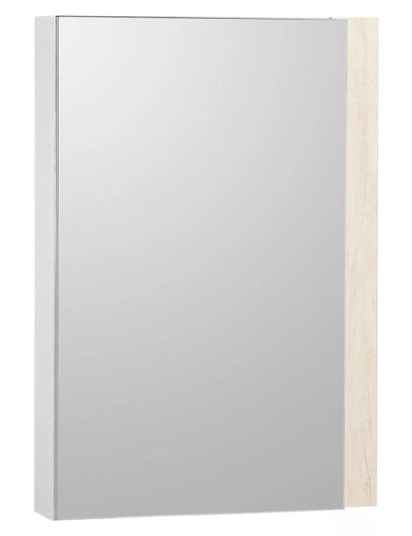 1A257702AHB20 Зеркальный-шкаф Кантри 55 Белый/Дуб Верона. Фото 1