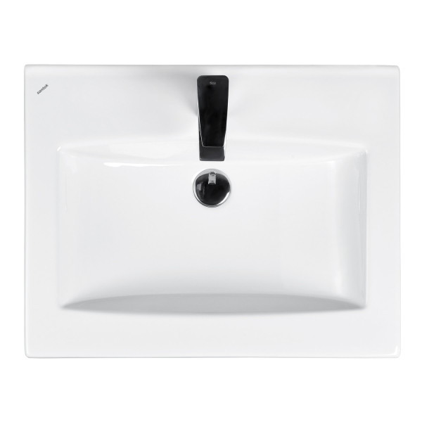 1A2580K1AJA00 Набор: 1A258001AJA00 Тумба-умывальник Сохо 60 Дуб Веллингтон/ 1WH501606 РаковинаЭлина 60. Фото 6