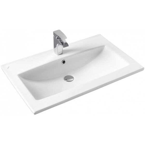 1A2581K1AJA00 Набор: 1A258101AJA00 Тумба-умывальник Сохо 75 Дуб Веллингтон/ 1WH501619 РаковинаЭлина 75. Фото 5