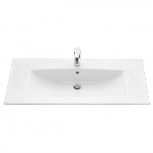 1A2582K1AJA00 Набор: 1A258201AJA00 Тумба-умывальник Сохо 100 Дуб Веллингтон/ 1WH501627 РаковинаЭлина 100. Фото 6