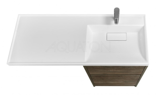 1A2669K1LHDY0 Набор: 1A266901LHDY0 Тумба под раковину Лондри 60 Дуб кантри (рак.1A72243KLH010, 1A72843KLH01L заказывается ОТДЕЛЬНО!). Фото 2