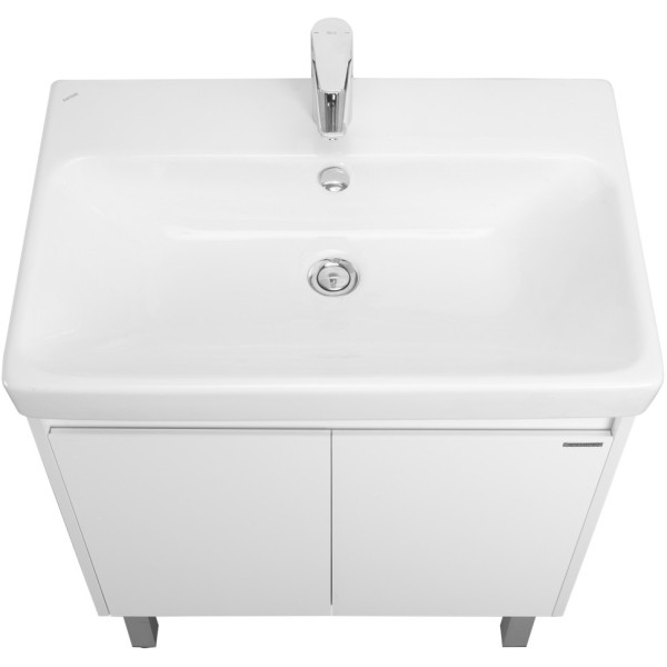 1A2789K0SD010 Набор: 1A278901SD010 Тумба-умывальник Сканди Doors 70 Белый/1WH501628 Раковина Адриана 70. Фото 1