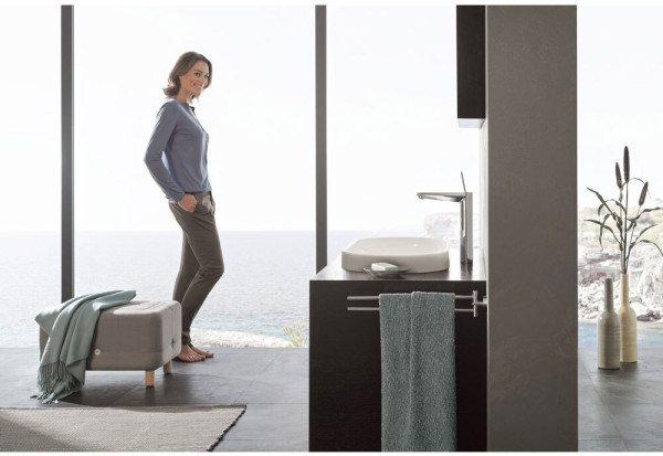 23428000 Eurodisc Joy Смеситель для свободностоящих раковин, гладкий корпус, XL-Size, хром. Фото 5