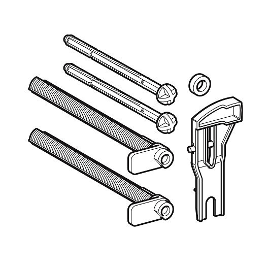 241.465.00.1 Комплект толкателей и держателей для бачков Delta. Фото 3