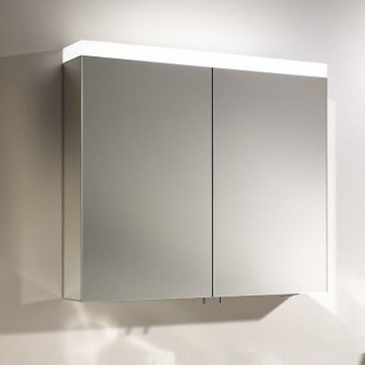 24202171301 ROYAL REFLEX.2 Зеркальный шкаф 650*700*150 мм 2 поворотные дверцы с хрустальным двойным зеркалом, боковины корпуса зеркальные. Фото 3