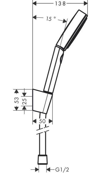 24303000 HG Pulsify 105 3jet душевой набор. Фото 2