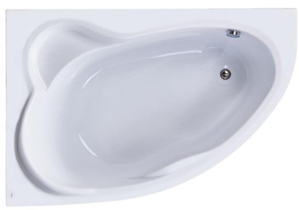 248640000 LUNA акриловая ванна ассиметричная 170x115 левая (монтажный комплект заказывается отдельно). Фото 1