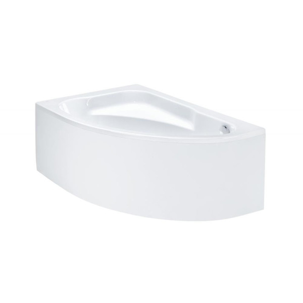 248642000 WELNA акриловая ванна асимметричная 160х100 левая бел (монтажный комплект заказывается отдельно). Фото 1