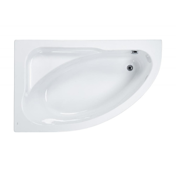 248642000 WELNA акриловая ванна асимметричная 160х100 левая бел (монтажный комплект заказывается отдельно). Фото 4