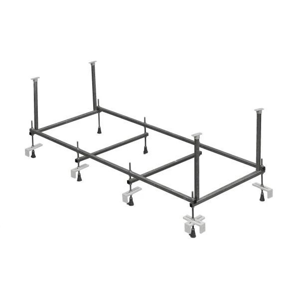 248661000 LEON монтажный комплект для акриловой ванны 1500x700 мм (каркас, комплект креплений к стене, система слив-перелив). Фото 1