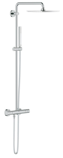 26187000 Euphoria Cube 230 Душевая система с термостатическим смесителем, хром. Фото 1