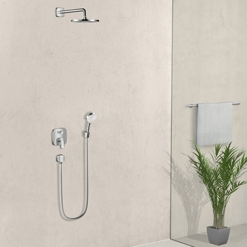 26331400 HG Crometta 1jet ручной душ белый/хром. Фото 2