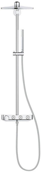 26507LS0 Euphoria SmartControl 310 DUO Душевая система с термостатом для душа, белая луна. Фото 3