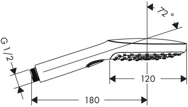 26520000 HG Raindance Select E120 3jet ручной душ. Фото 11