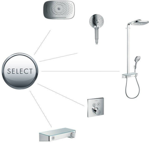 26530400 HG Raindance Select S 120 3jet ручной душ белый/хром. Фото 8