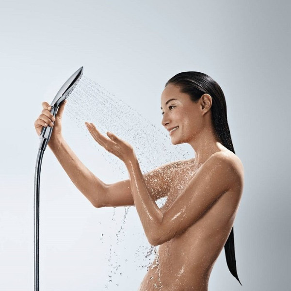 26550400 HG Raindance Select E150 3jet ручной душ белый/хром. Фото 5