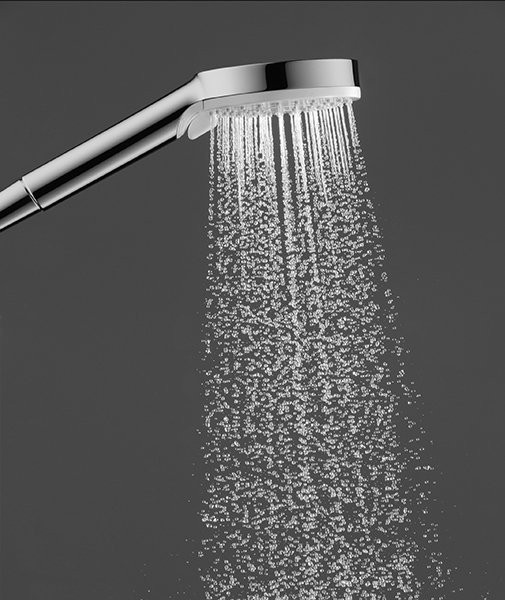 26553400 HG Crometta Vario душевой гарнитур 65 см с мыльницей белый/хром. Фото 3