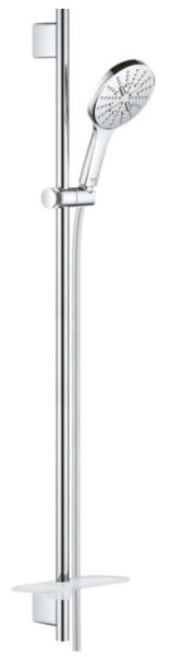 26578000 Rainshower SmartActive 130 Душевой гарнитур III, душевая штанга 900 мм, шланг 1750 мм, полочка, хром. Фото 1