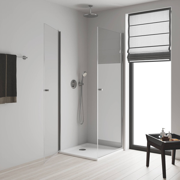 26666000 Tempesta 250 Верхний душ, круглый (низ-хром, верх-белый), хром. Фото 8