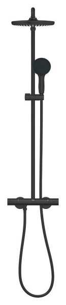 266702431 Tempesta System 250 Душевая система внешнего монтажа с термостатом и фильтром, матовый чёрный. Фото 2