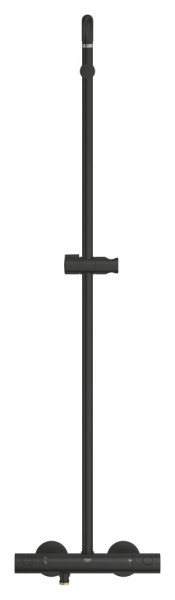 266702431 Tempesta System 250 Душевая система внешнего монтажа с термостатом и фильтром, матовый чёрный. Фото 3