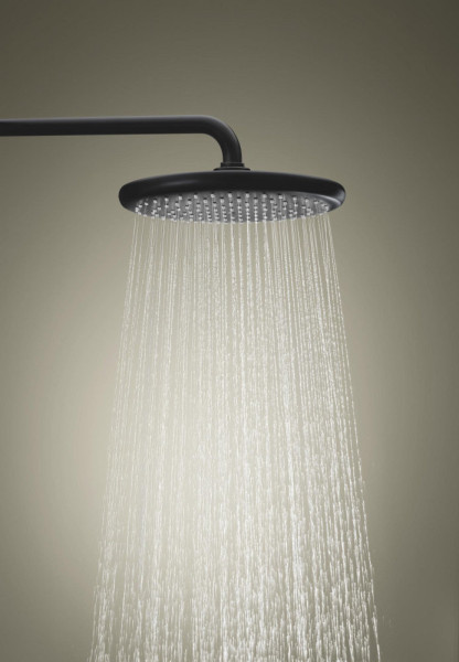 266702431 Tempesta System 250 Душевая система внешнего монтажа с термостатом и фильтром, матовый чёрный. Фото 6