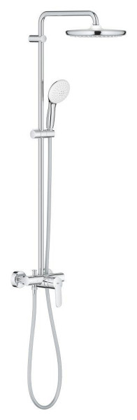 26673001 Tempesta System 250 Душевая система с однорычажным смесителем настенного монтажа, хром (замена арт. 26673000). Фото 1
