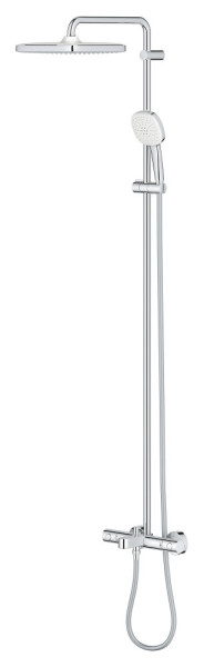 26691001 Tempesta System 250 Cube Душевая система для ванны для настенного монтажа с термостатом и изливом на ванну, хром (замена арт. 26691000). Фото 3
