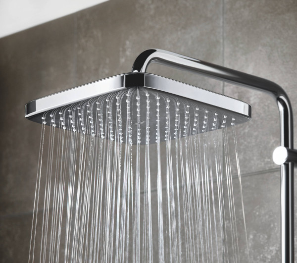 26693000 Tempesta Cosmopolitan 250 Душевая система, с однорычажным смесителем для ванны, излив 202 мм, хром. Фото 6