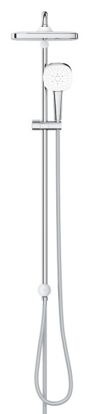 26694001 Tempesta System 250 Cube душевая система наружного монтажа с переключателем, хром (замена арт. 26694000). Фото 3