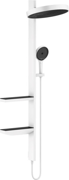 26842700 HG Rainfinity Showerpipe 360 1jet душевая система матовый белый. Фото 1